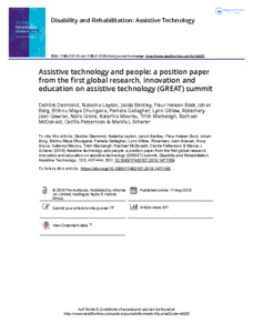 research paper on assistive technology